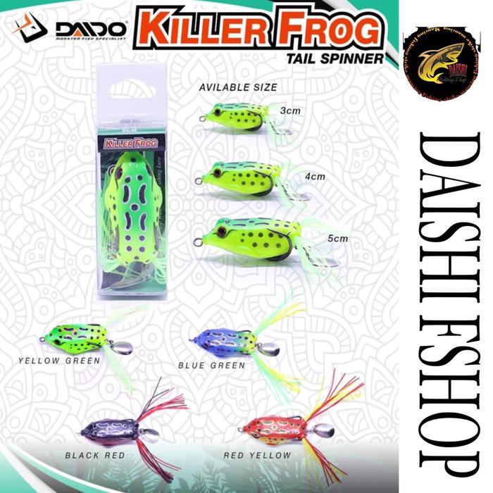 Umpan sf daido killer frog tail spinner