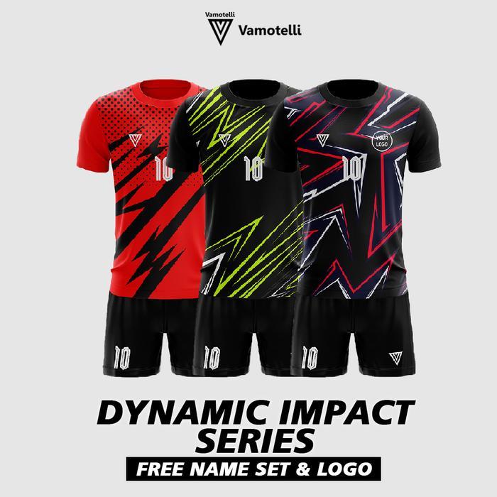 Baju Bola Stelan Futsal Bola Jersey - Vamotelli (Design Sublim #135)