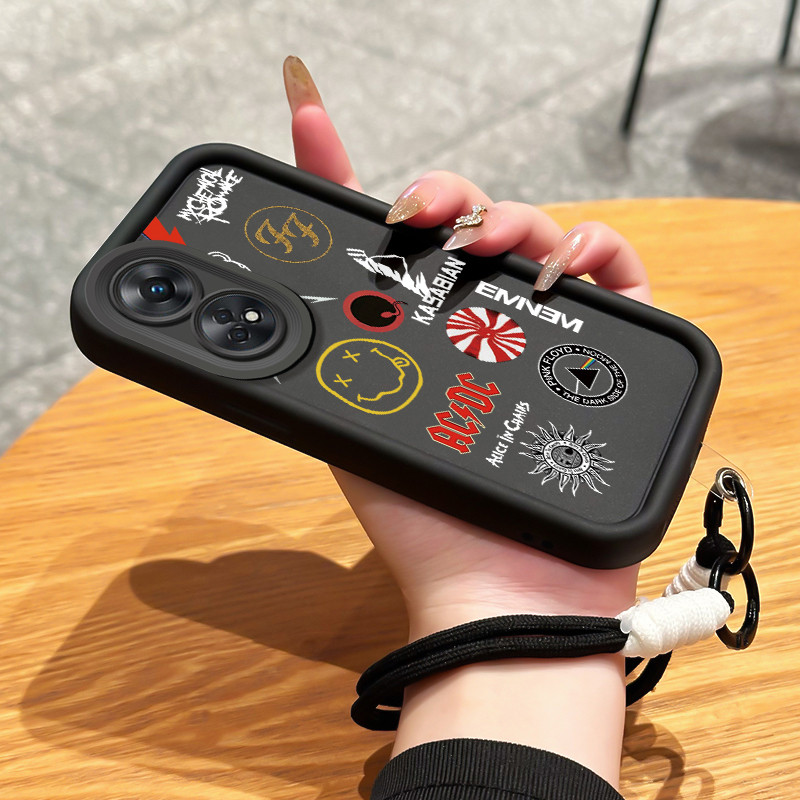 Casing Hp untuk OPPO Reno 8T 4G Case Casing kaya pola Cesing HP pelindung Softcase Silikon Kasing ta