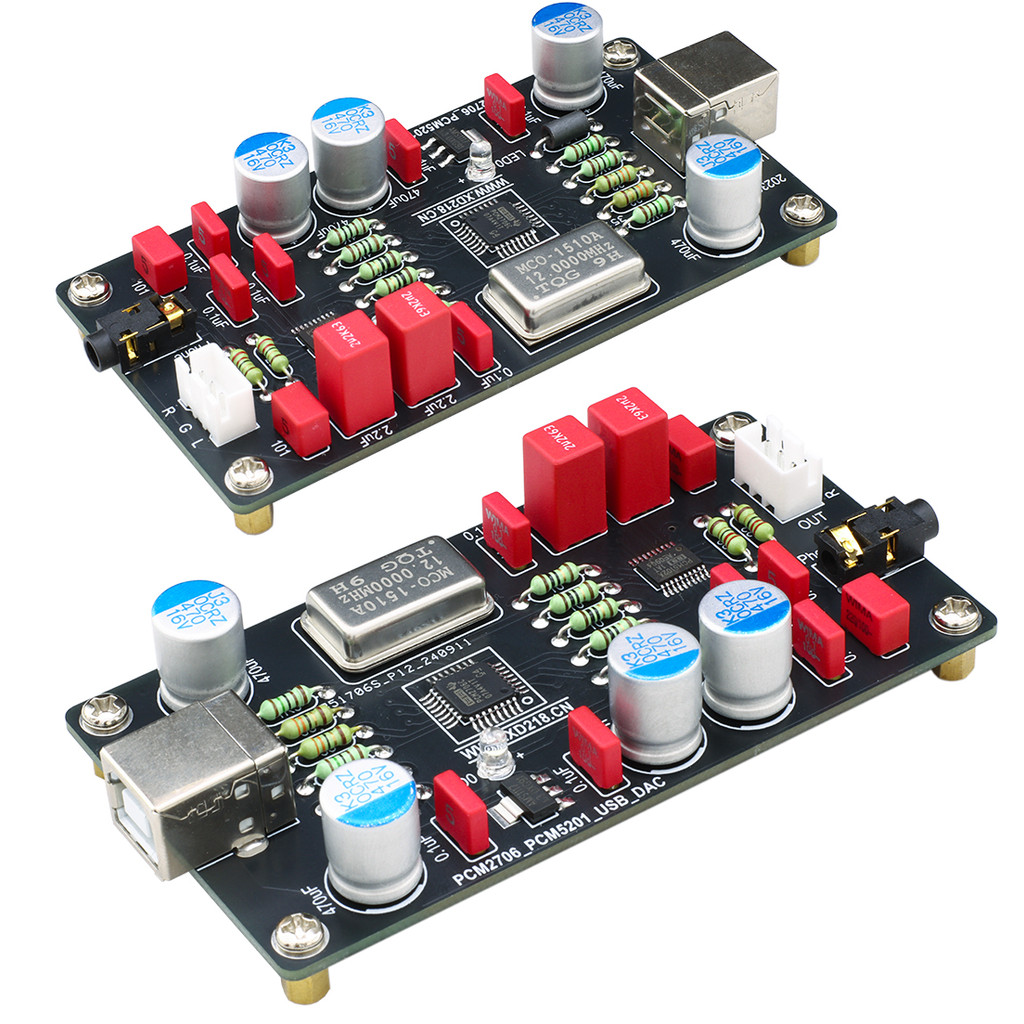 Pcm2706-Pcm5102A With Hi-Fi Grade Usb-Dac Sound Card