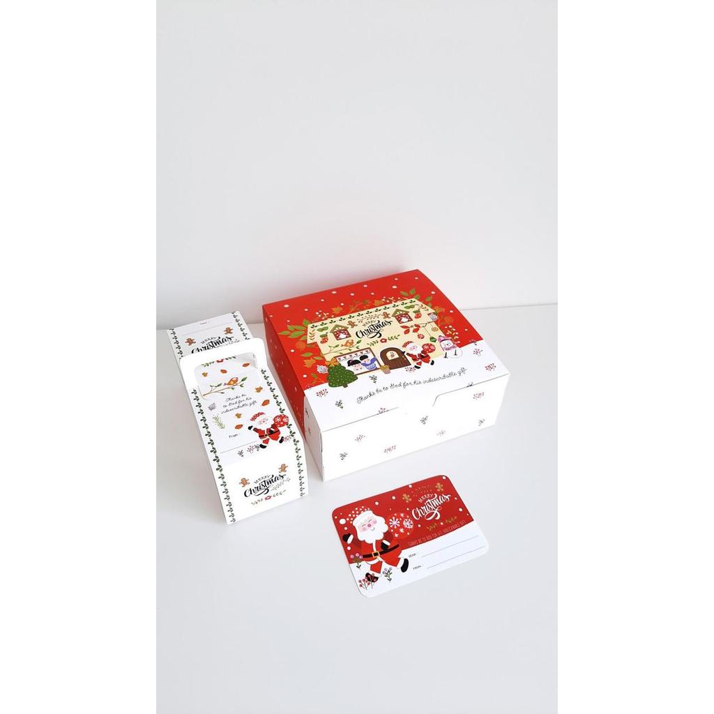 kotak dus box kue natal dus lapis legit 20x20 packaging hampers cake