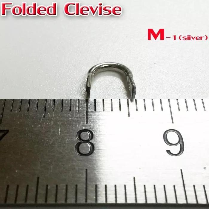CLEVIS U-TURN FOR UMPAN PANCING LURE CASTING SPINER BLADE SIZE M