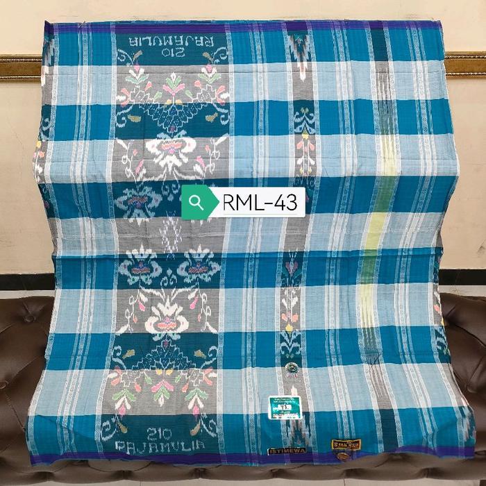 Bisa Cod - Sarung Raja Mulia Liris Kembang 210 Bahan Sutra Mewah Elegant