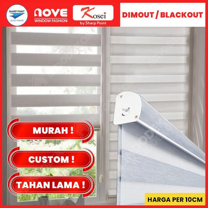 Roller Blind ZEBRA - Zebra Blinds - Tirai Dimout / Blackout