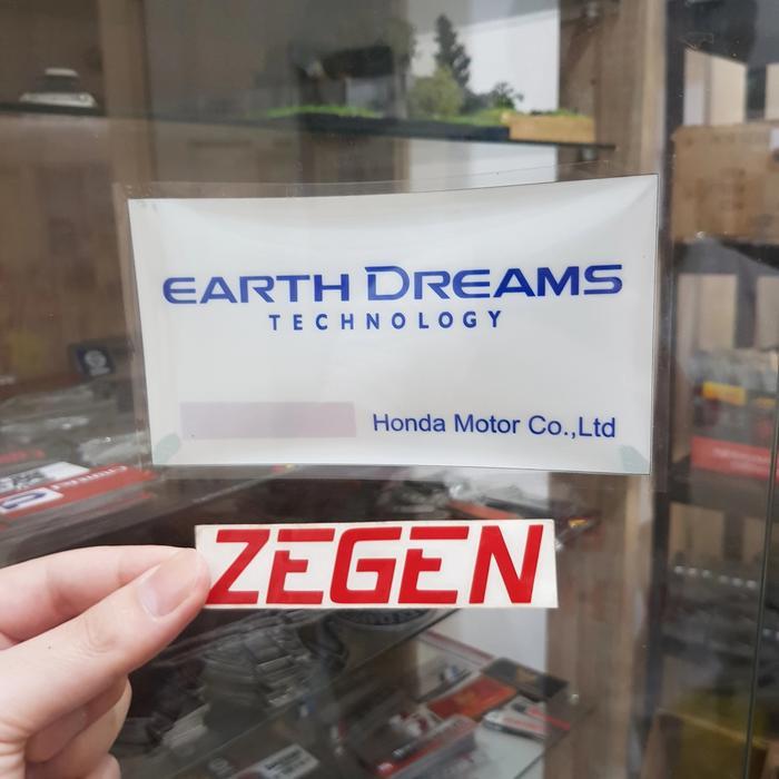 SALE Stiker sticker earth dreams technology tempel dalam balik kaca stickon TERMURAH