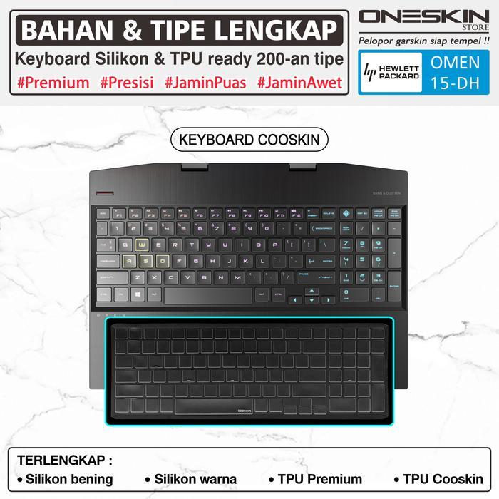 JUAL Pelindung Keyboard Protector HP Omen 15-dh dh0105tx dh0180tx dh1020tx