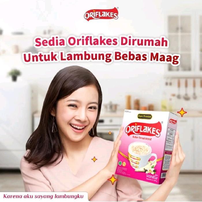 "New" Oriflakes Daily sereal umbi garut 150 Gram sachet praktis Granola Oatmeal Cereal