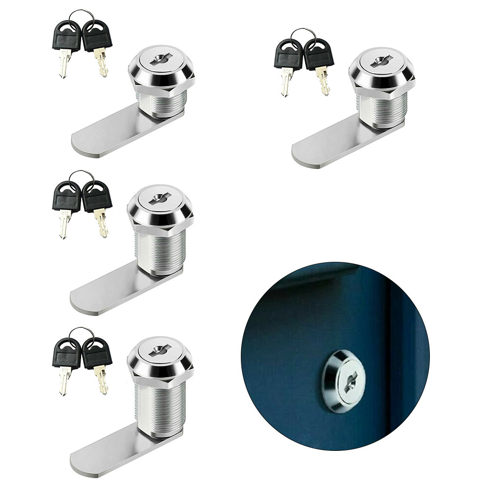 16/20/25/30mm Cam Lock Door Cabinet Mailbox Security Lock Drawer Cupboard Locker With 2 Keys