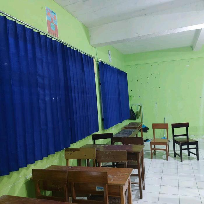 Gorden polos Gorden Jendela Gorden sekolah