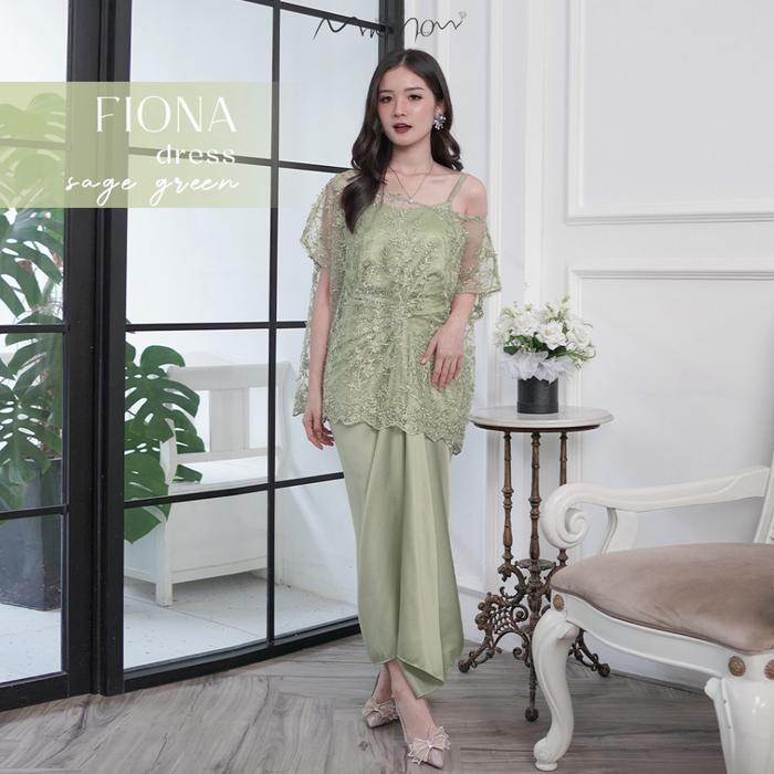 Fionaa Dress Vol.2/Dress Kondangan/Dress Pesta Formal Panjang Tile Wanita Tile Wanita Mewah Satin