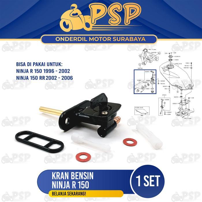 Kran Bensin Ninja 150 R - Keran Putaran Membran Minyak Bengsin Kawasaki Ninja RR Ninja SS