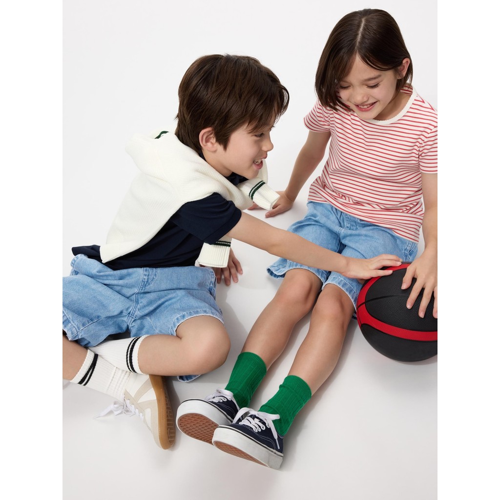 Uniqlo KIDS Celana Pendek Rileks Denim