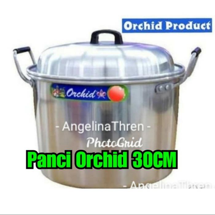 Panci Alumunium Orchid 30CM Tebal - Panci Air Alumunium 30cm
