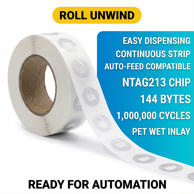 NFC Stickers Ntag213 Size35mm Compatible IoT tags personal automation shortcuts NFC Tags NFC Enabled