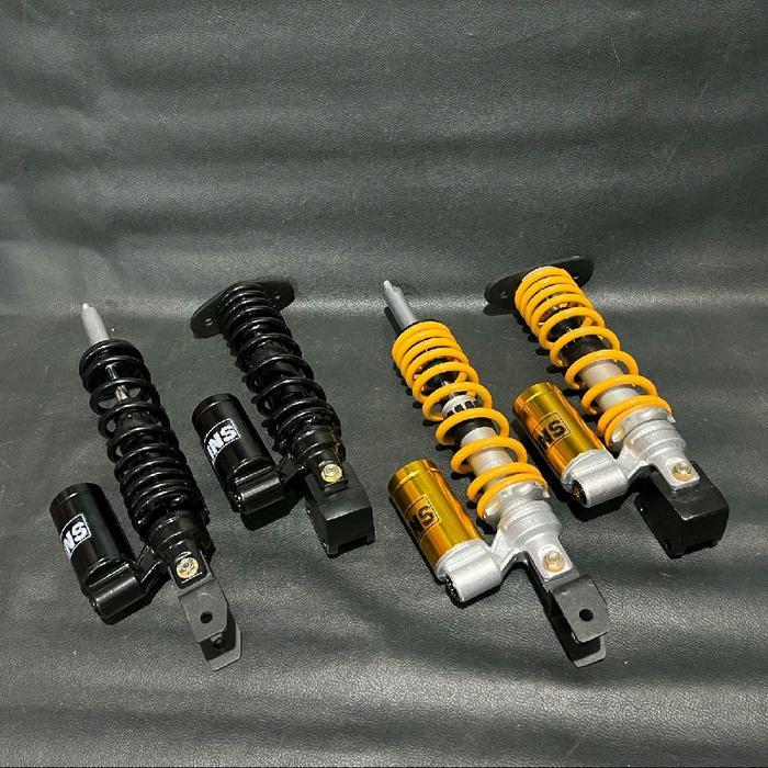 Shockbreaker Tabung Depan Belakang Vespa Px Excel Custom Model Ohlins Bagus Detail Original Murah