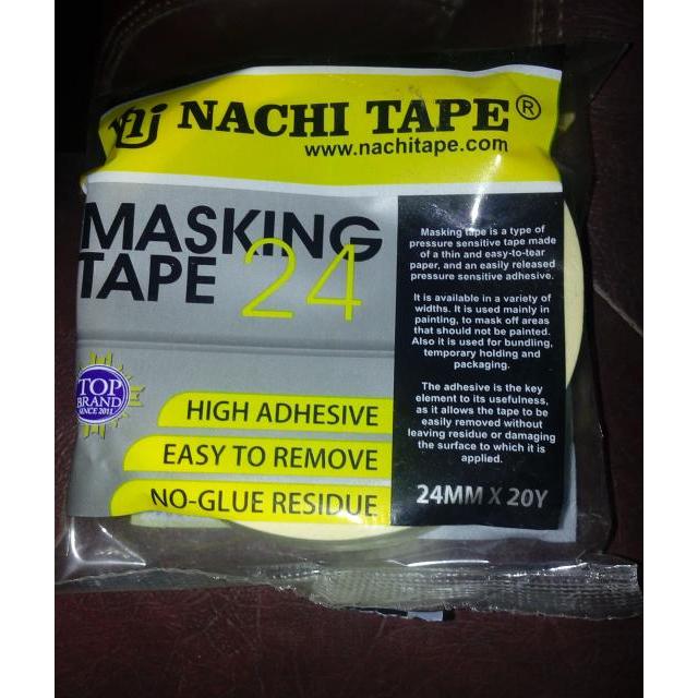 Nachi masking tape 24mm (isolasi kertas nachi)