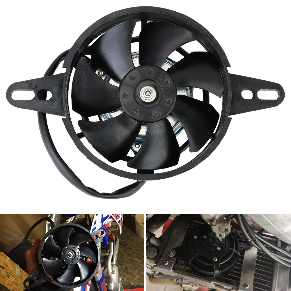 Pendingin Oli Kipas Pendingin Radiator Mesin Motocross untuk ATV Quad Go Kart Buggy 200cc 250cc Suku