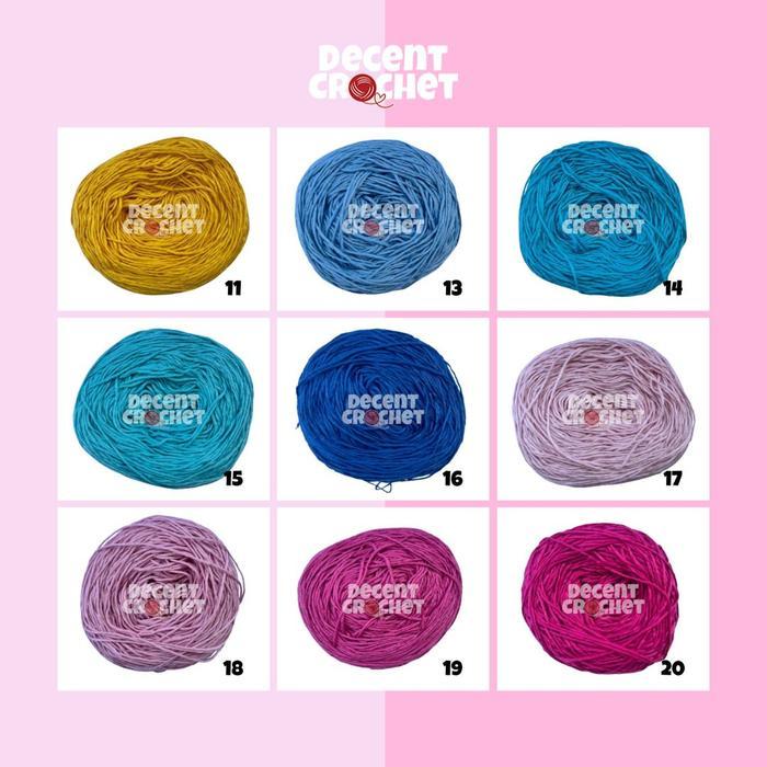 Katalog 2 - Benang Rajut Katun Bali Ply Kecil / KBK