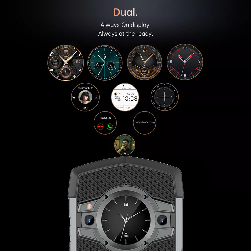Unihertz Tick Tock Rugged Smartphone 5G 128/256GB Cellphone 6000mAh Android 6.5 inch Phone with