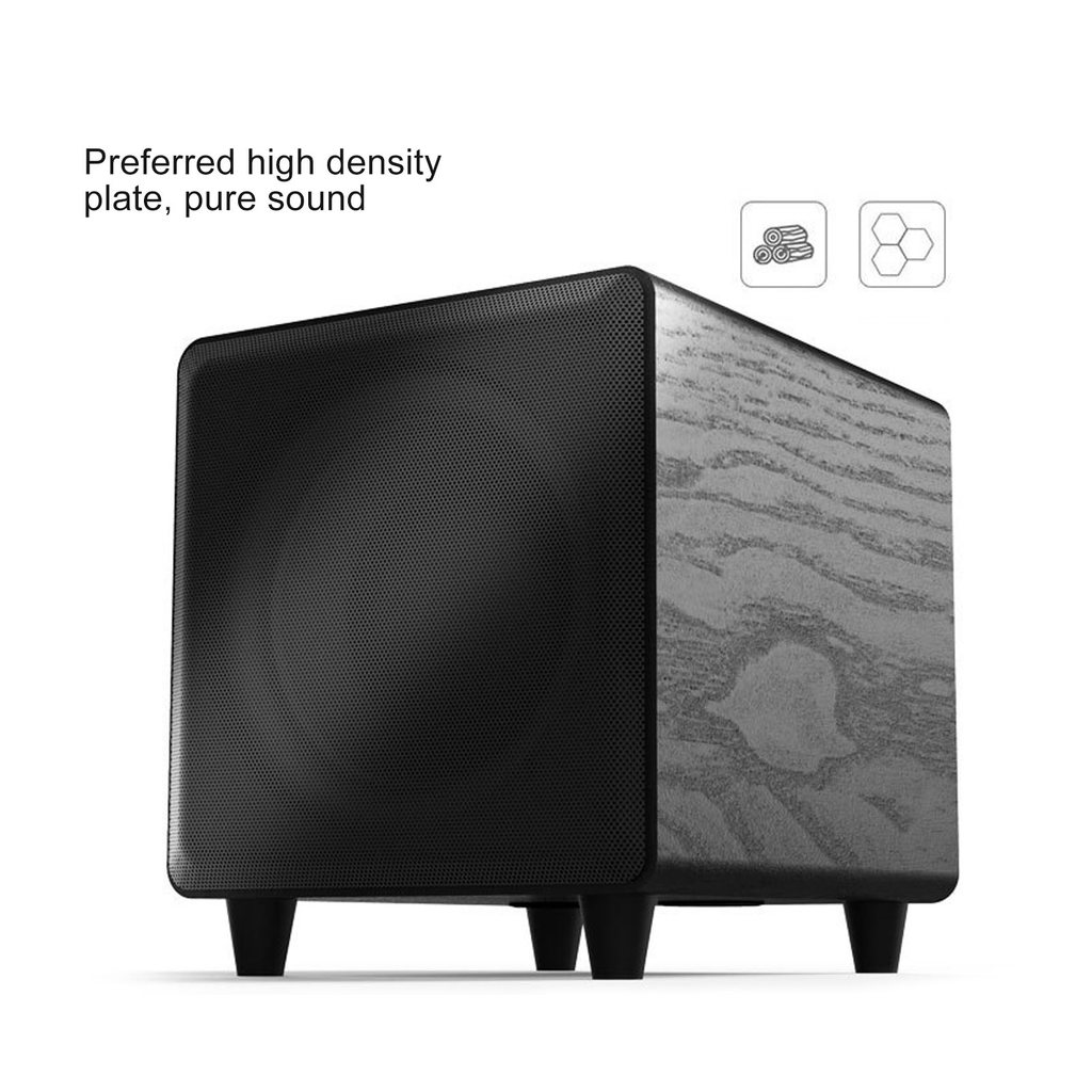 10 Inch Powered Subwoofer Powerful Smart Active Subwoofer Speaker for Indoor Outdoor Use 300W PMPO