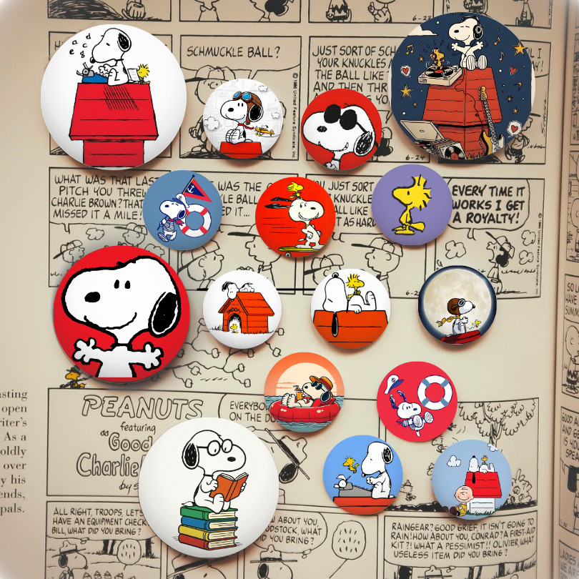 [DOMI WORLD] Pin Button Snoopy Peanuts Badges Vol. 2