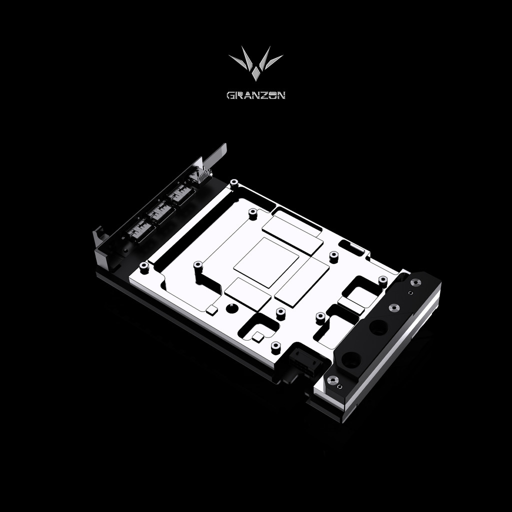 Granzon GBN-MS4070TIVES Water Block for MSI GeForce RTX 4070 Ti VENTUS 3X 12G OC GPU Card /