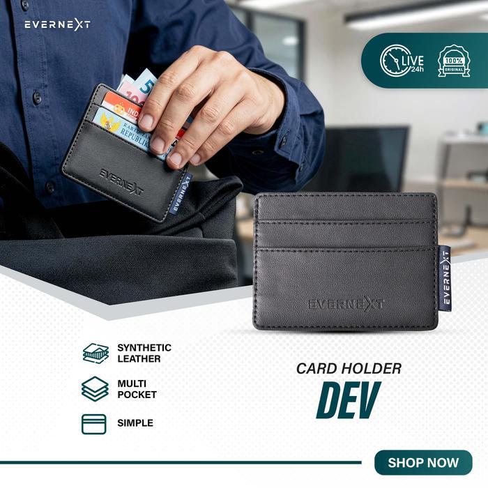 Eiger - Dompet Kartu Uang Pria Card Holder Dev Pria Dompet Kulit Kartu Atm Pria Card Holder Tipis