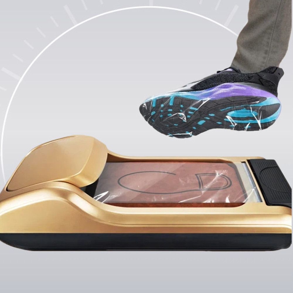 Household Shoes Sole Film Dispenser Automatic Shoe Cover Film Machine Shoe Polishing Cleaning Kit