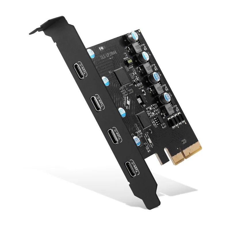Effortlessly Connect USB Type C Devices to Your Desktop with PCIe X4 to 4 Port USB3.2 Gen2 Type C