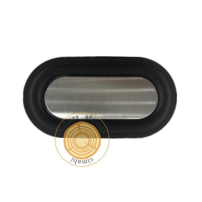 Passive Bass Radiator Oval 88Mm X 47Mm Silver Redy Stok