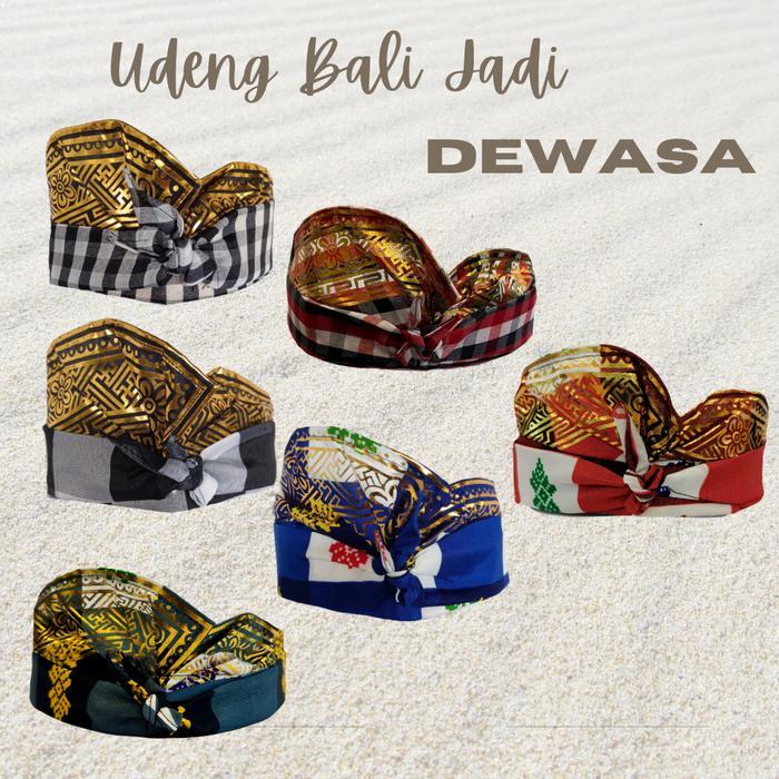 ORIGINAL Udeng / Ikat Kepala Bali Jadi Foil READY STOCK