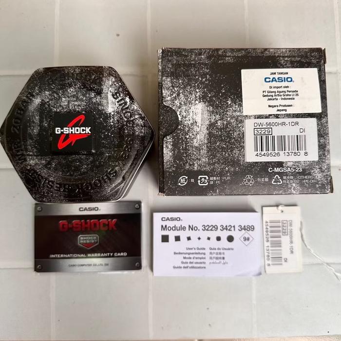ORIGINAL box gshock dus g shock box dus kelengkapan READY STOCK