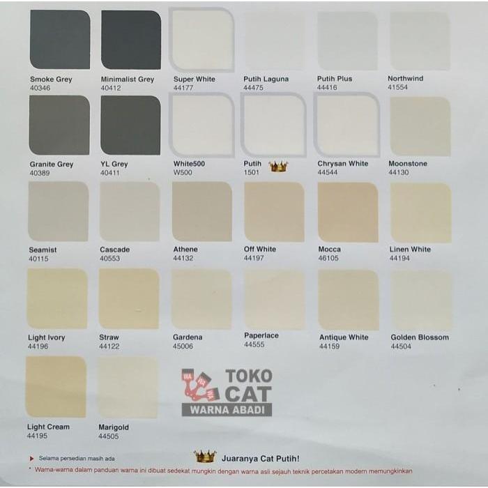 Cat Interior Dulux Catylac 5Kg - Varian Warna 2