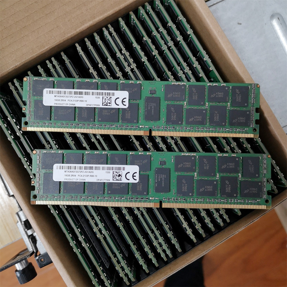 1PCS RAM 16G Memory MTA36ASF2G72PZ-2G1A2IG 16GB 2RX4 RECC DDR4 2133