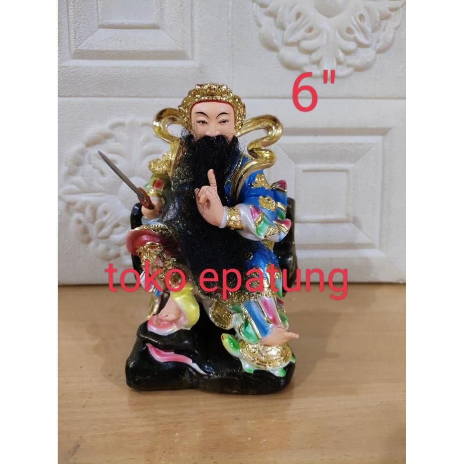 Patung hian tian shang ti / siong te kong / xian tian - fiber - 6 Inch