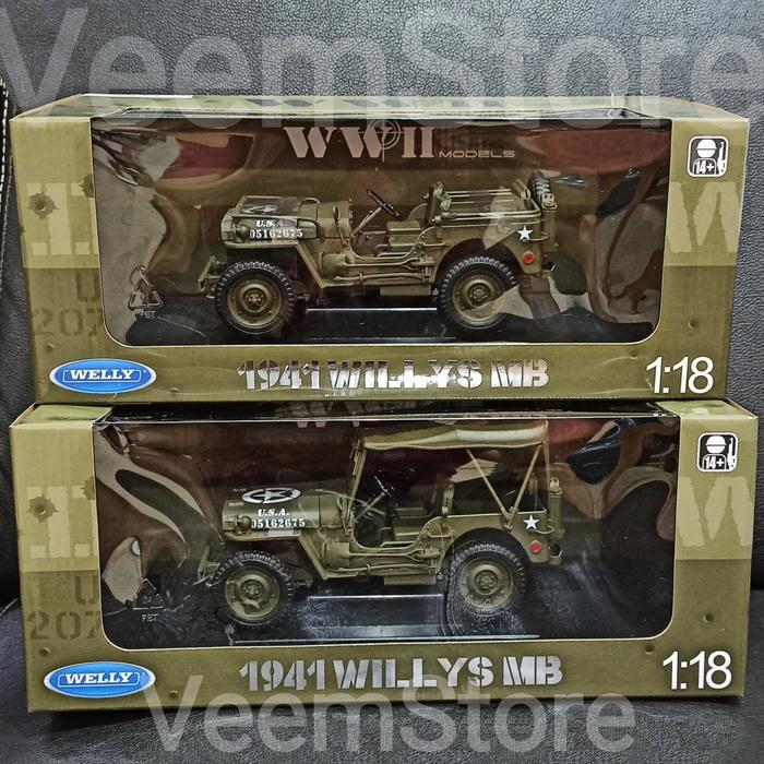 Die Cast 1:18 Jeep Willys MB '1941 [welly]