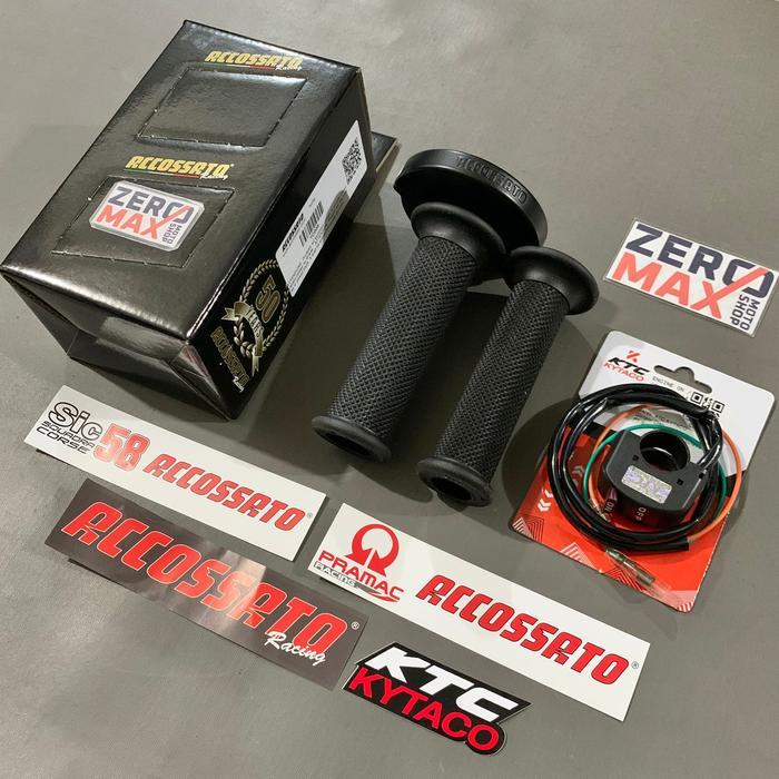 Paket Gas Spontan Accossato Italy Saklar Engine KTC Ninja 150RR 150 RR