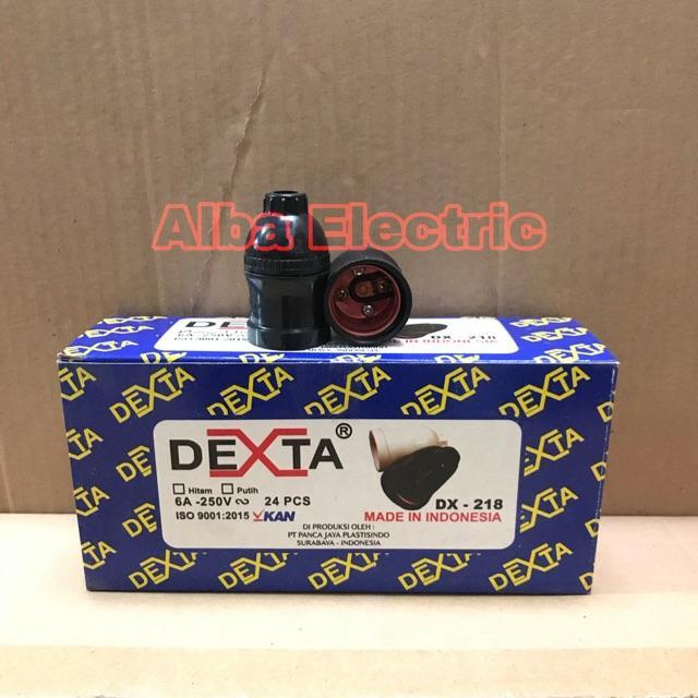 Fitting gantung dexta murah/Fitting gantung hitam/drat lampu e27