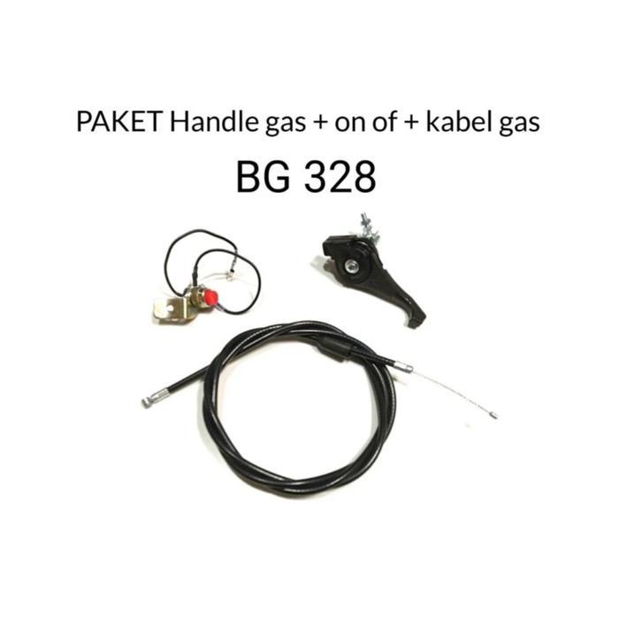 TERBAIK Handel Gas Mesin Rumput Tasco Komplit Paket Bg 328 Kabel gas BG 328