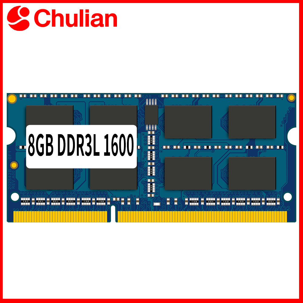 Notebook Memoria Ram DDR3L 1600Mhz 8GB Laptop Ram Memory PC3-12800 1.35V 204 Pins SODIMM For AMD or