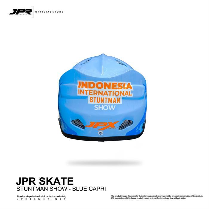 Helm Jpr Skate Stuntman Show - Blue Capri