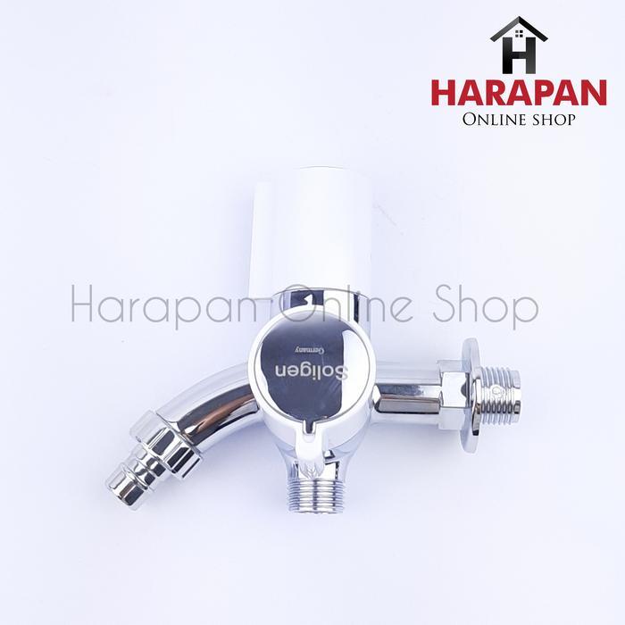 "New" Kran Cabang Plastik New Soligen Kran shower - KERAN DOUBLE SOLIGEN S22