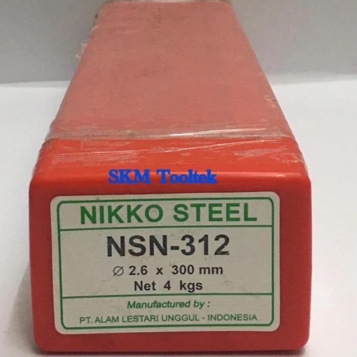 Kawat Las Stainless Steel Nikko Steel NSN 312 2,6MM Kawat Las Stainless Steel NSN-312 2,6MM Nikko