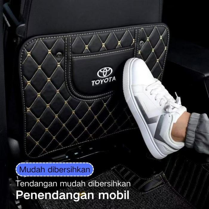 PELINDUNG JOK MOBIL BELAKANG TAHAN LAMA, ANTI SLIP & TAHAN AIR DENGAN SAKU MULTIFUNGSI, MUDAH