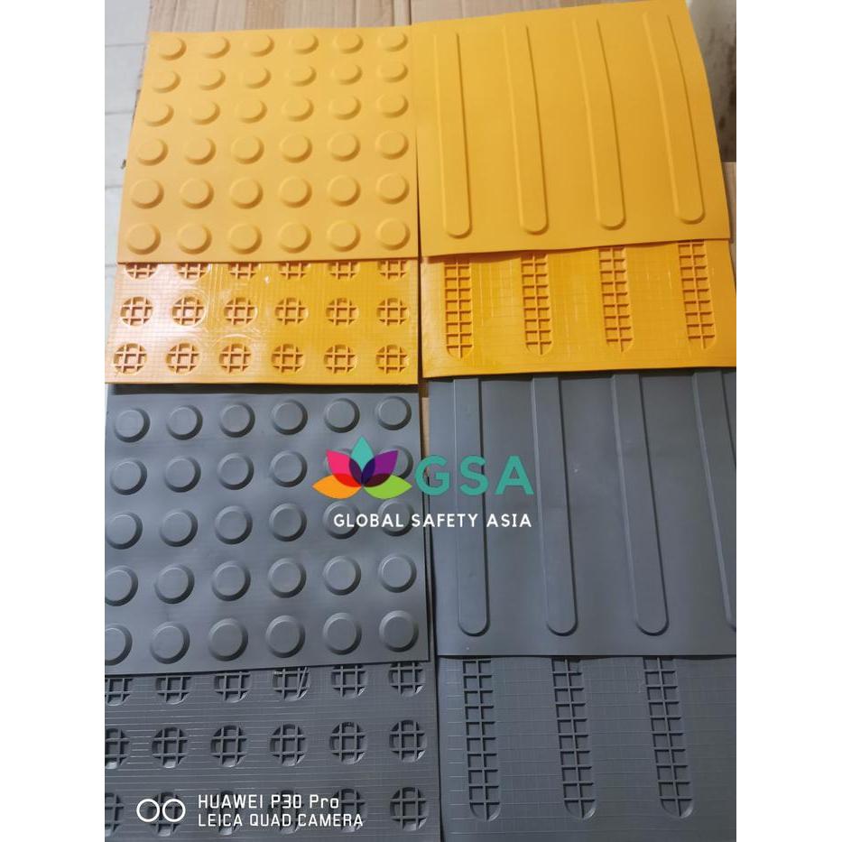 "New" Tunanetra Tactile Karet Blind Road Sidewalk - Paving Block Rubber