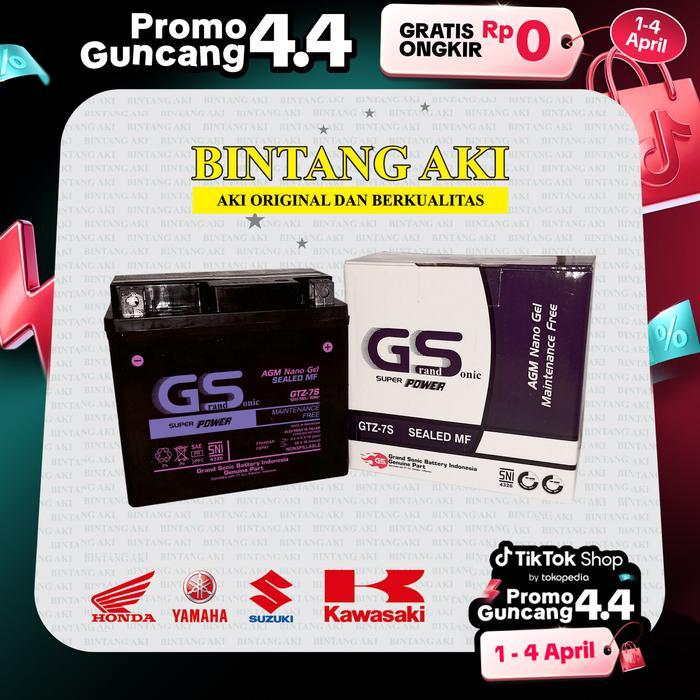 "New" Aki NMAX Old NMAX New GTZ7S Accu Kering Motor Motorcycle