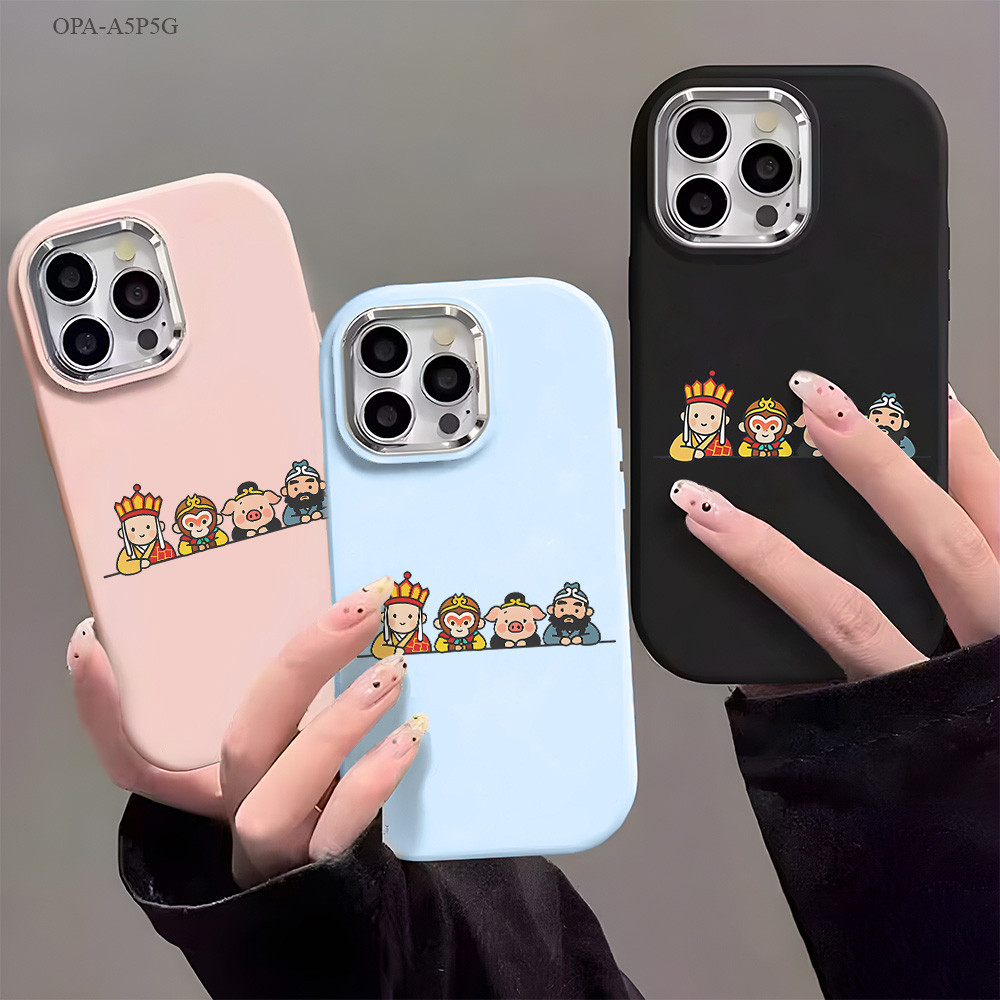 INS Case For OPPO A6 A5 A5X A5i Pro 2025 4G 5G Untuk SoftcaseHP Phone Casing Soft  Cassing C5-5919 P