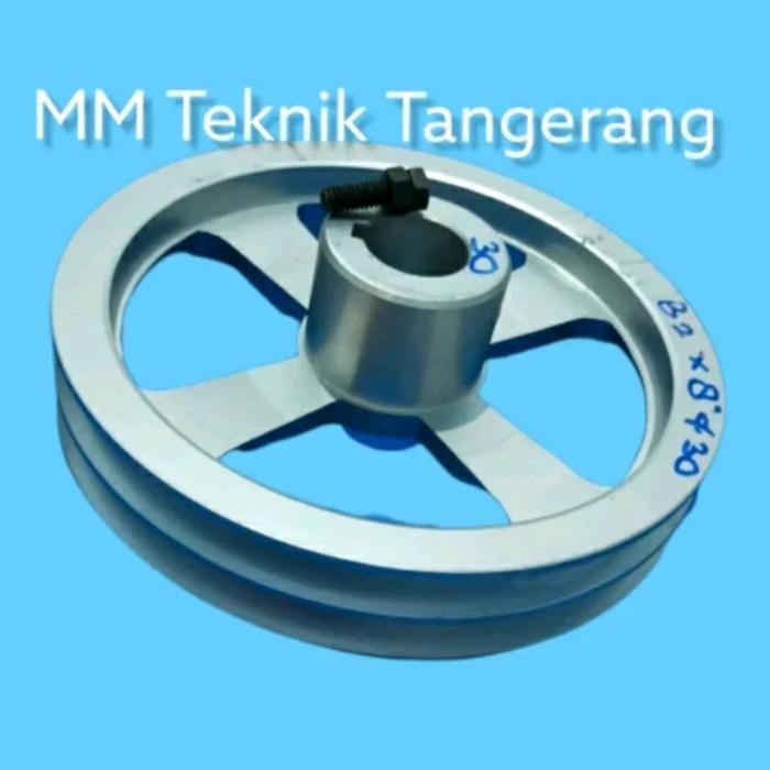 pully alumunium B2 8inch as 28mm
