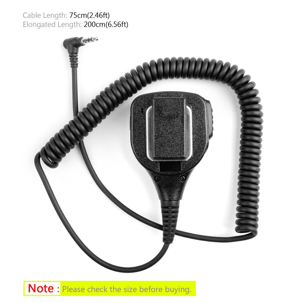 Artudatech Handheld Speaker Mic Microphone For Yaesu VX2R VX3R VX5R Radio Walkie-talkie