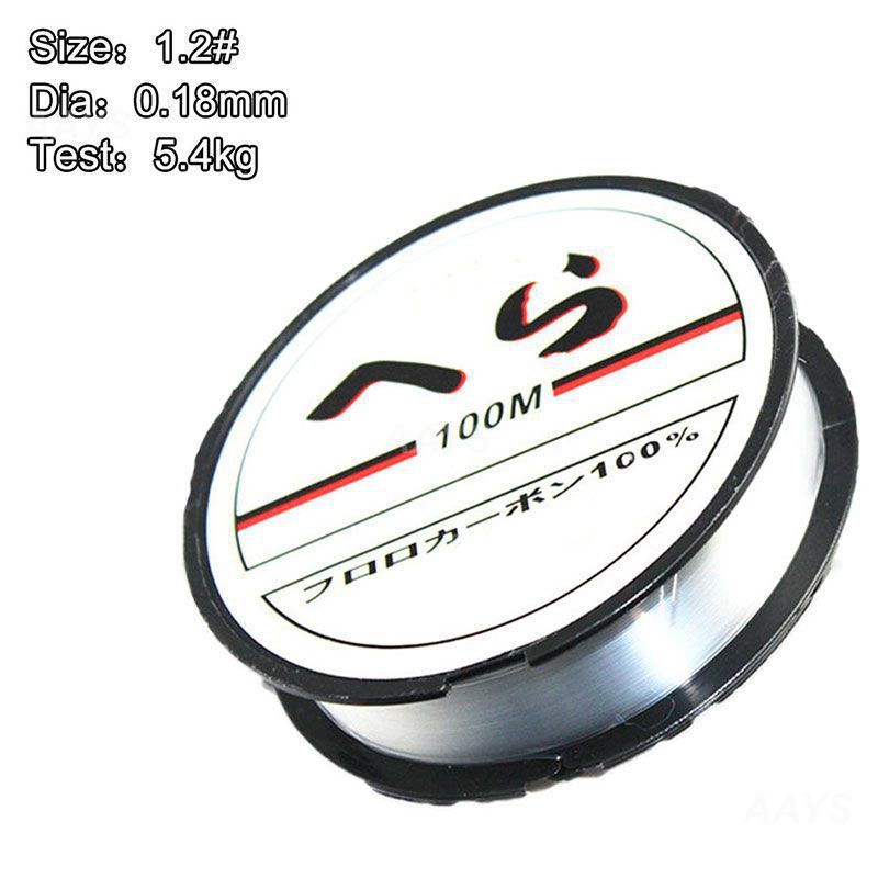100M Nylon Fishing Line Super Strong Japan Fishing Line Bass Carp Fish Fluorocarbon Fishing Line Fis